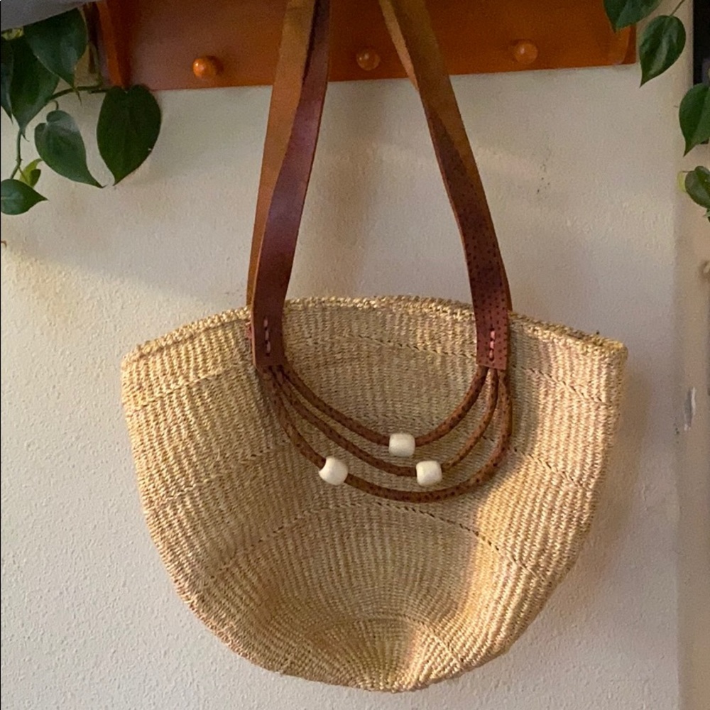 Vintage Woven Market bag / purse